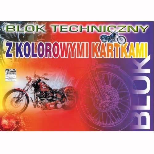 Poligraf Blok biurowy Techniczny A3/10 kolorowy B2013