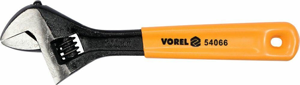 Vorel Klucz nastawny 200mm gumowany uchwyt 54066