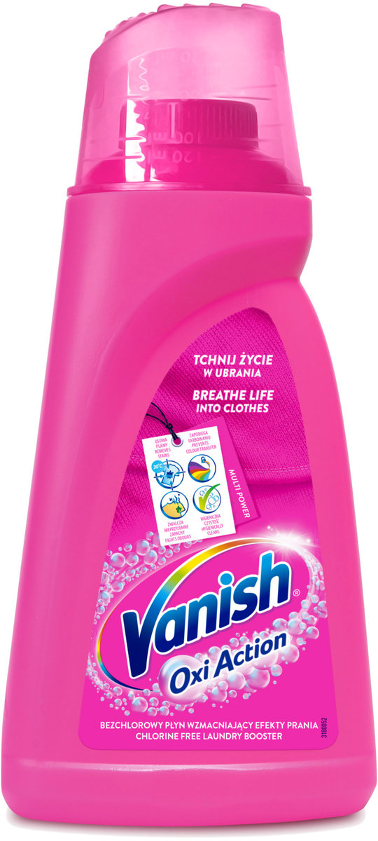 Vanish Oxi action odplamiacz do tkanin w płynie 1.5l 1500ml