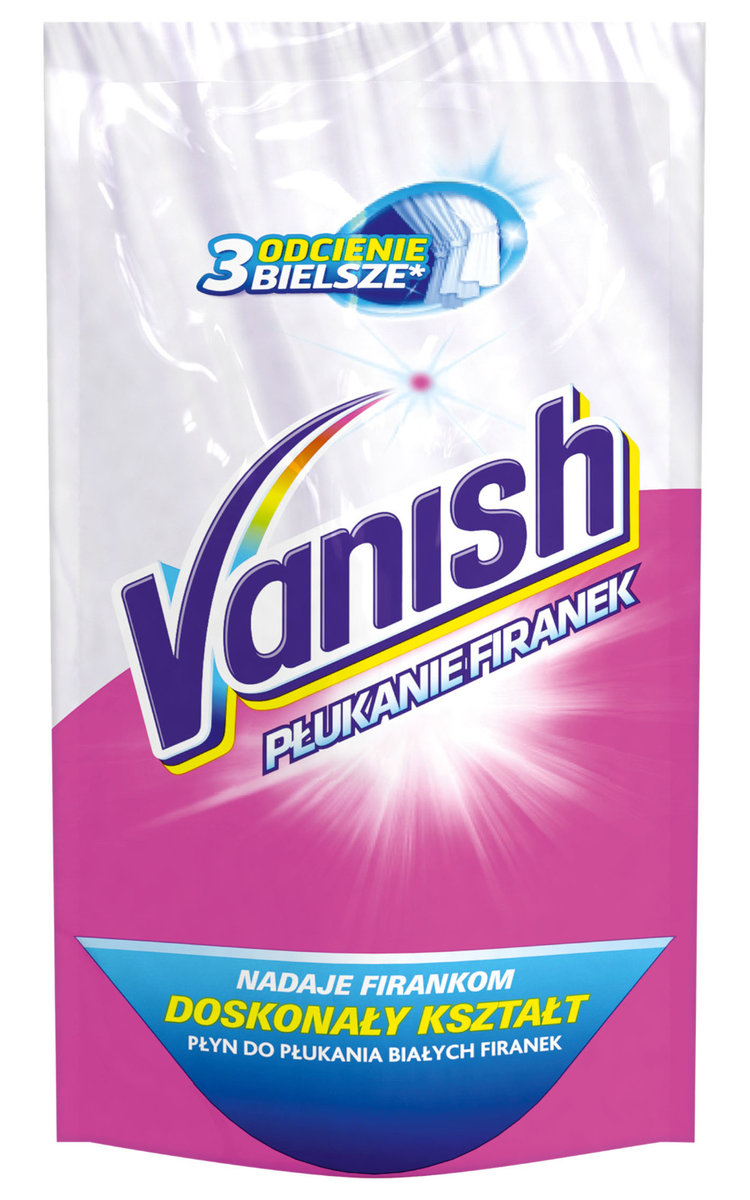 Vanish Płyn do firanek 125ml - płyn wybielający do płukania firanek