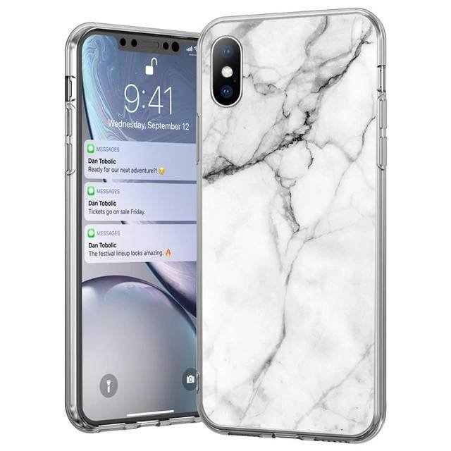 Wozinsky Marble Etui żelowe Xiaomi Redmi Note 7 Biały wozinsky_20190924135136