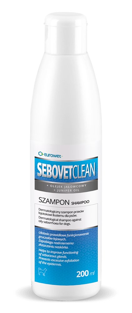 Sebovet -Clean - Przeciw Łojotokowi Dla Psa 200Ml