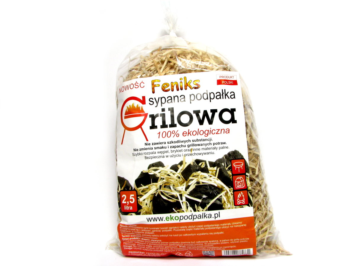 Podpałka Ekologiczna Sypana 2,5 l do Grilla