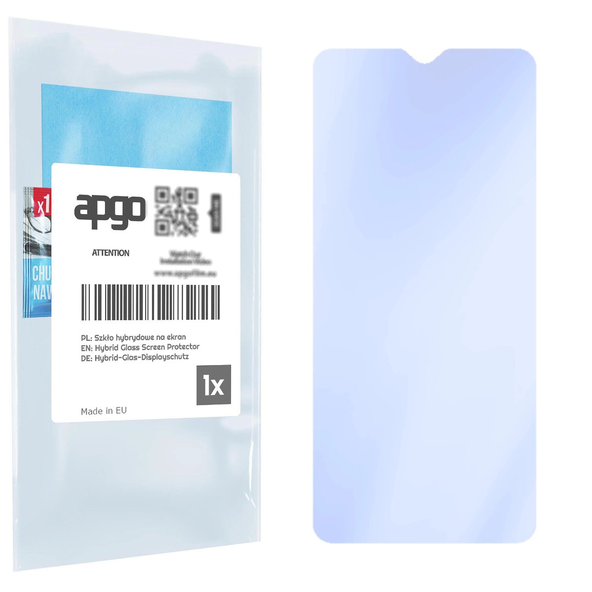 Szkło ochronne na ekran Hybrydowe 9H zamiennik hartowanego do Xiaomi Mi 9 Lite - apgo PRO Flexible Hybrid Glass nie pękające