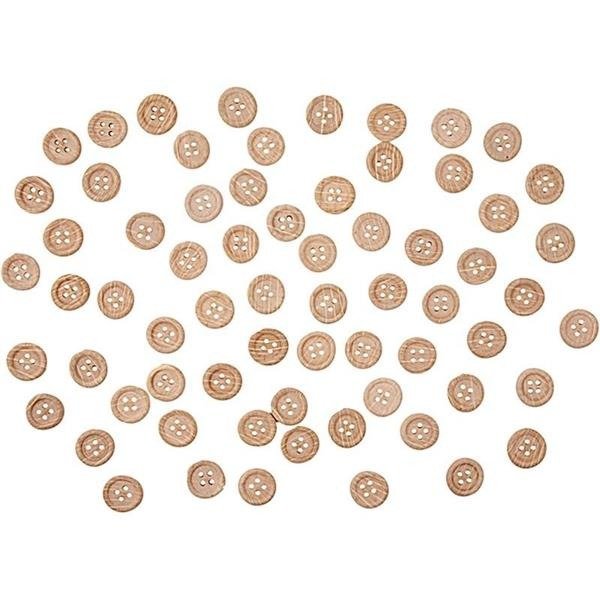 Naturalne guziki do rękodzieła 18mm/40szt.