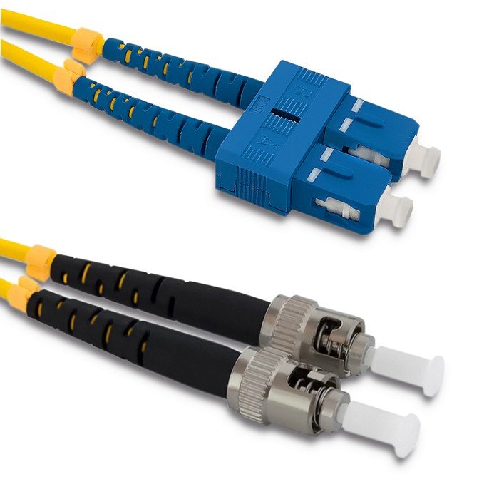 Qoltec Optic Patchcord SC/UPC ST/UPC SM 9/125 G652D 2m 54060