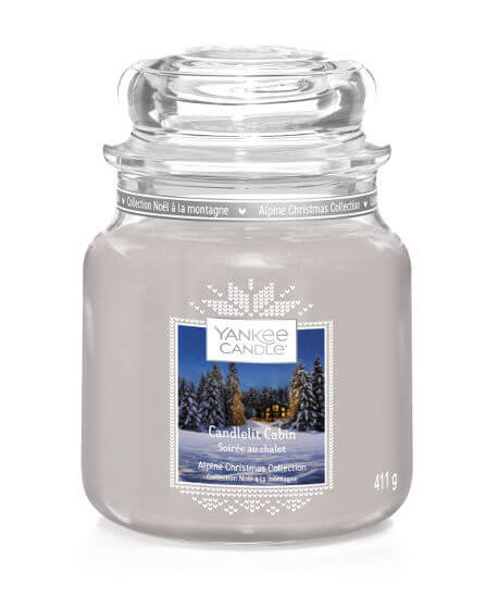 Yankee Candle Candlelit Cabin Medium Jar Medium