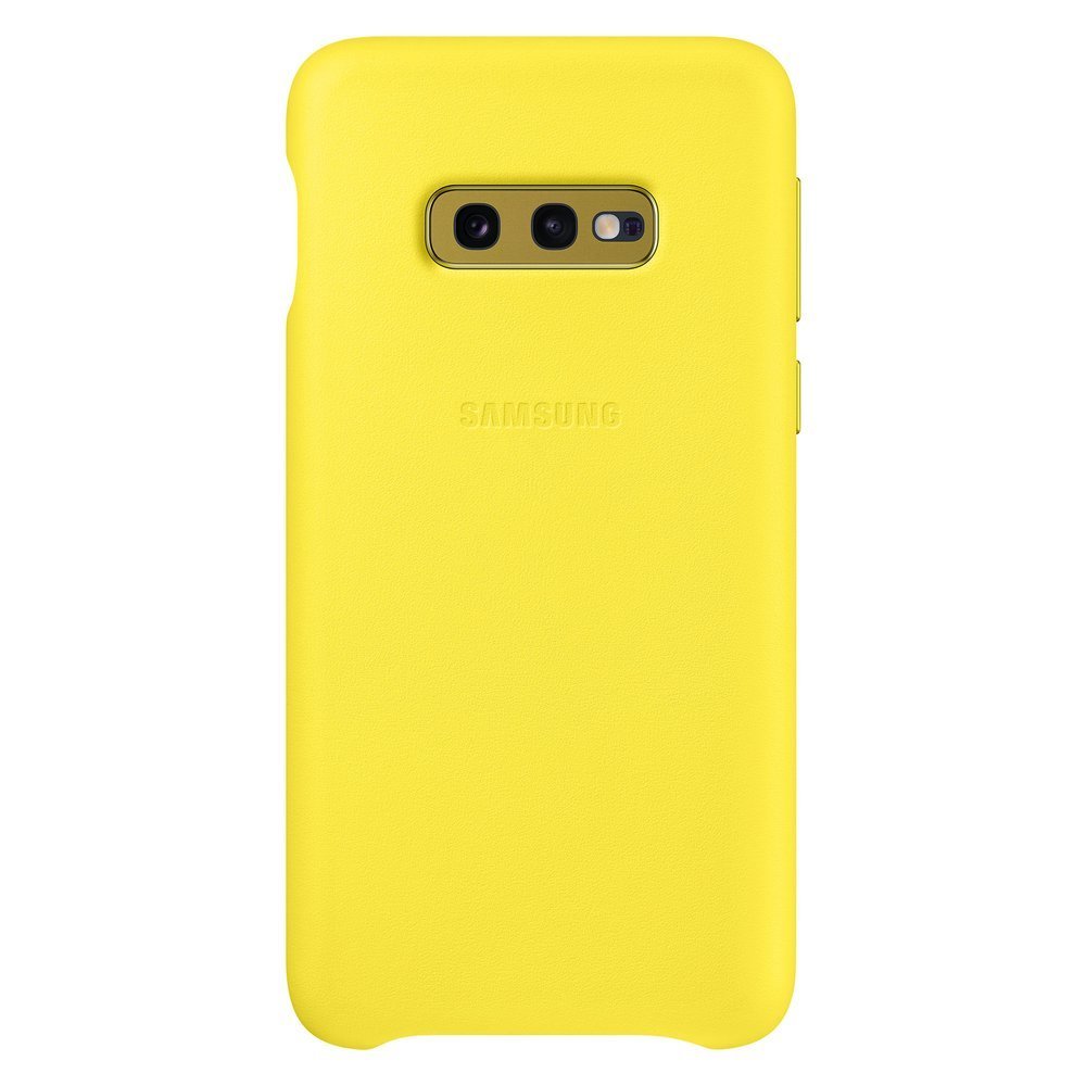 Samsung Etui Leather Cover do Galaxy S10E Żółty EF-VG970LYEGWW