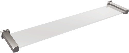 Andex Półka szklana /60 cm/ - Chrom - 600CC