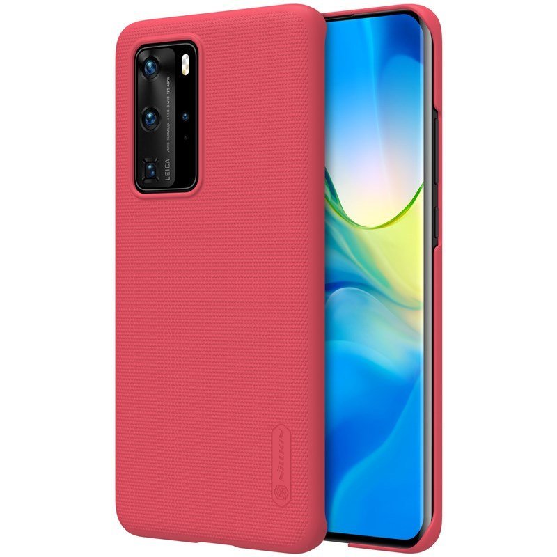 Nillkin Super Frosted Shield - Etui Huawei P40 Pro (Bright Red)