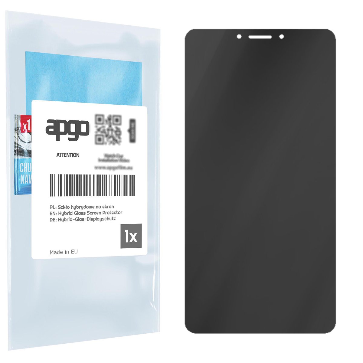 Filtr prywatyzujący Privacy 7H do Xiaomi Mi Max 2 - apgo Flexible Glass niepękający