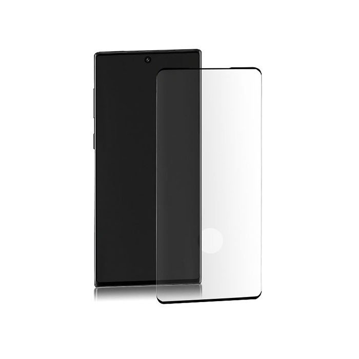 Qoltec Szkło ochronne hartowane PREMIUM do Samsung Galaxy Note 10 6D Pełne Czarne 52179