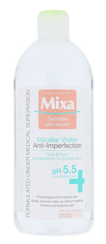 Mixa Anti-Imperfection matujący płyn micelarny pH 5 5 + Purifying Zinc 400 ml