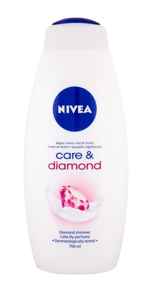 Nivea Care & Diamond żel pod prysznic 750 ml dla kobiet