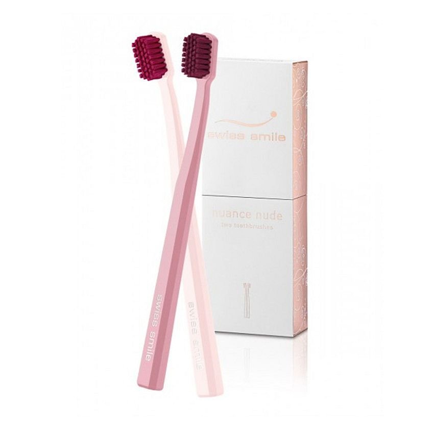 swiss smile swiss smile Nuance Nude zestaw Toothbrush Cherry Blossom 1 pc + toothbrush Porcelain 1 pc dla kobiet