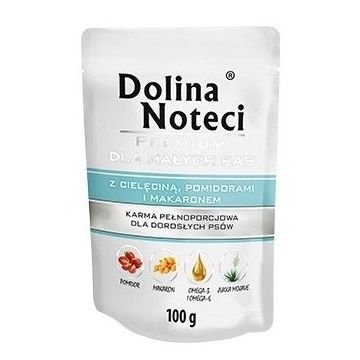 Dolina Noteci Premium Pies Cielęcina, pomidory i makaron saszetka 100g MS_15850