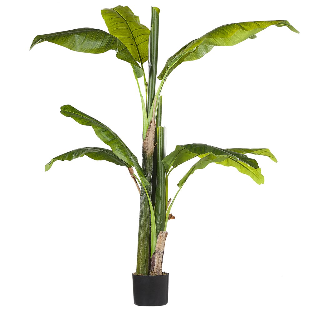 Beliani Sztuczna roślina doniczkowa 154 cm BANANA TREE