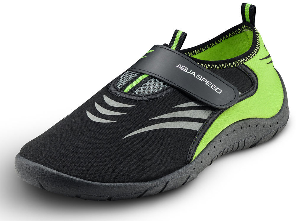 Aqua Speed Buty do wody Obuwie plażowe czarno-zielone Aqua Speed Rozmiar 40 7600