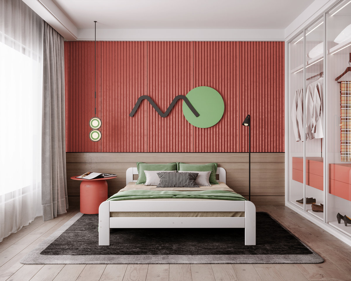 Łóżko 140x200 białe stelaż + materac DALLAS