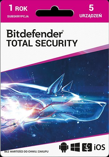 Bitdefender Total Security 5 urządzeń - 12 miesięcy