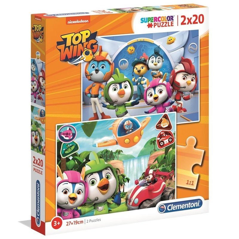 Clementoni Puzzle 2 x 20 EL SUPER KOLOR Top Wing 24760 p6