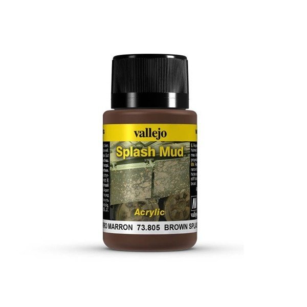 Vallejo Weathering Effects - Brown Splash Mud / 40ml 73805