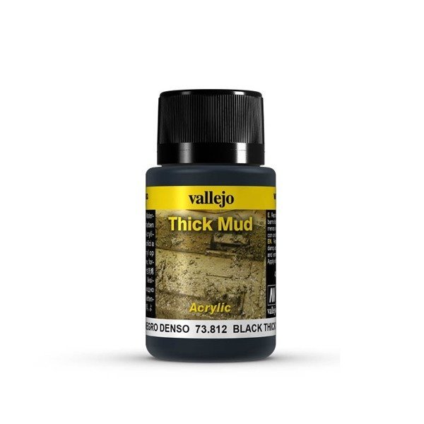 Vallejo Thick Mud - Black Thick Mud / 40ml 73812