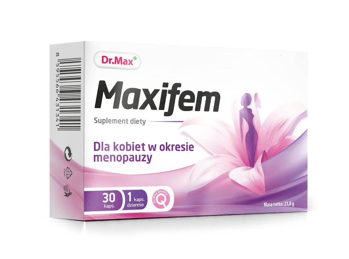 Maxifem Dr.Max, suplement diety, 30 kapsułek