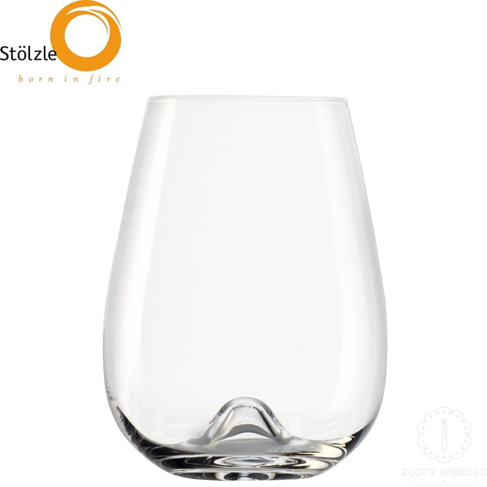 Stolzle Lausitz Vulcano kieliszki do wina na jacht bez nóżki 475 ml 6szt