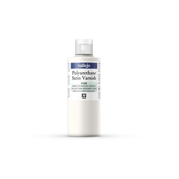 Vallejo Polyurethane Satin Varnish 200 ml. Lakier satynowy poliuretanowy Vallejo 27652