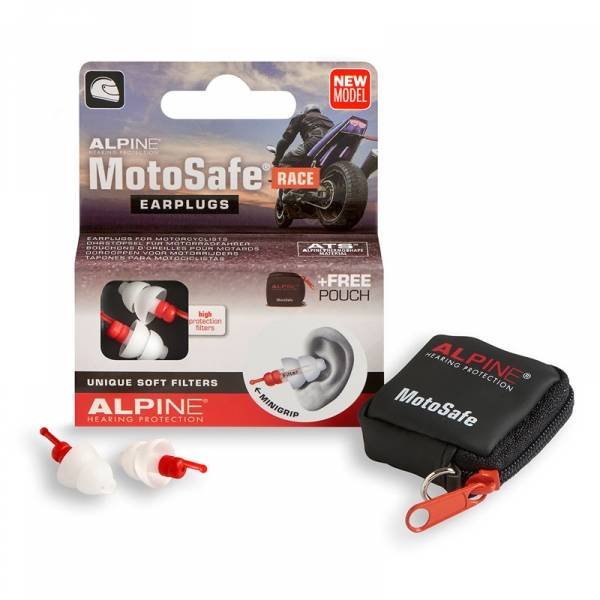 Alpine Hearing Protection Alpine MotoSafe Race zatyczki do uszu dla motocyklistów ALP023