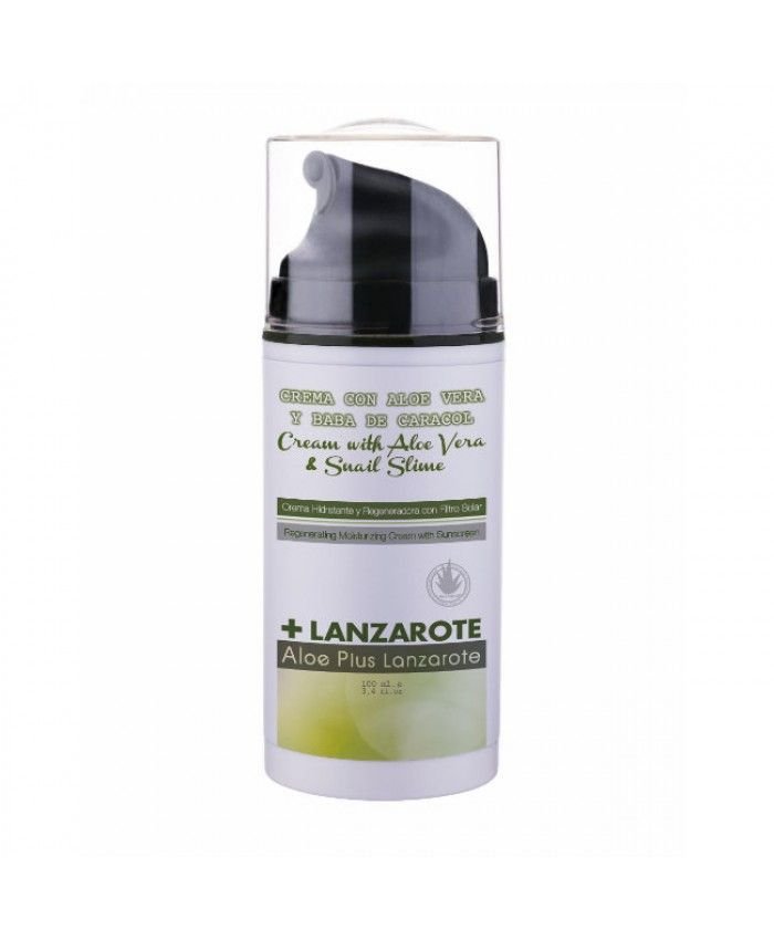 Aloe Plus Lanzarote, krem aloesowy ze śluzem ślimaka, 100 ml