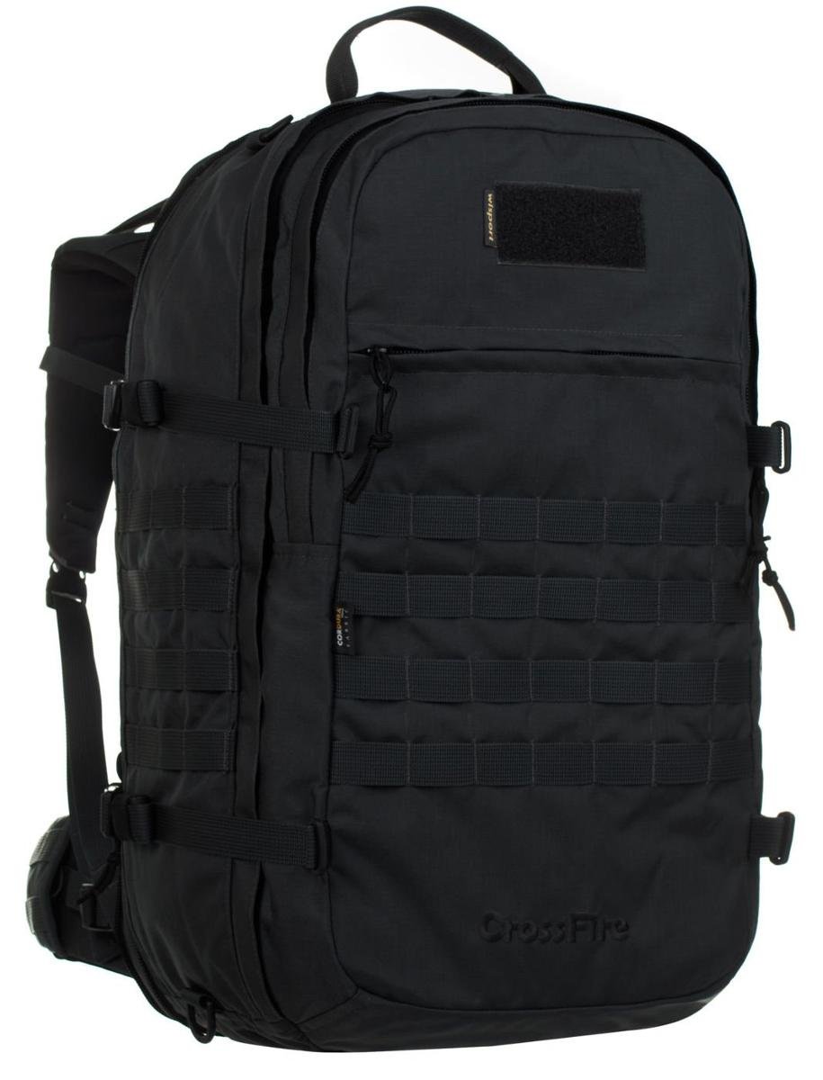 Wisport, Plecak militarny, Crossfire Standard, czarny, 65L