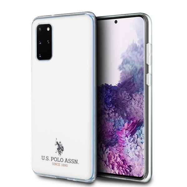 Samsung Obudowa dla telefonów komórkowych U.S Polo Small Horse na Galaxy S20+ USHCS67TPUWH) Biały