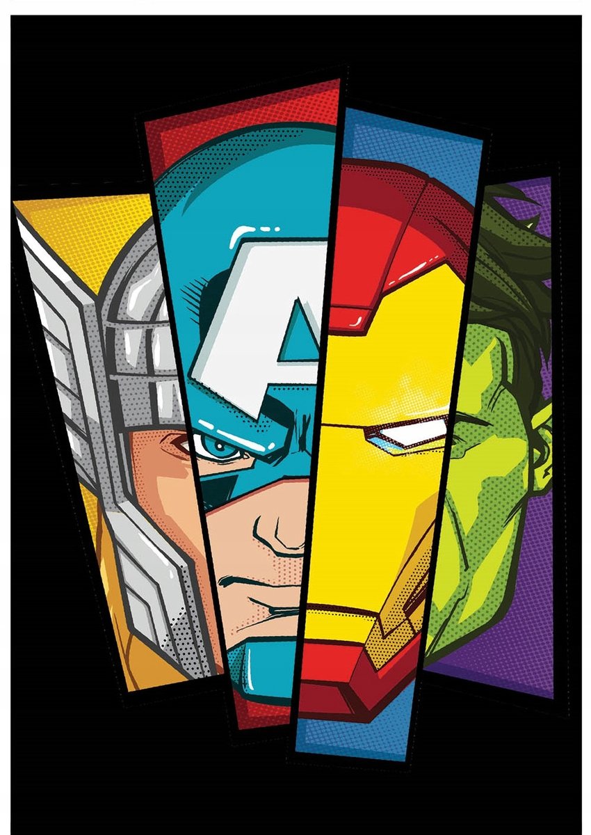 Zeszyt w kratkę, A4, Avengers