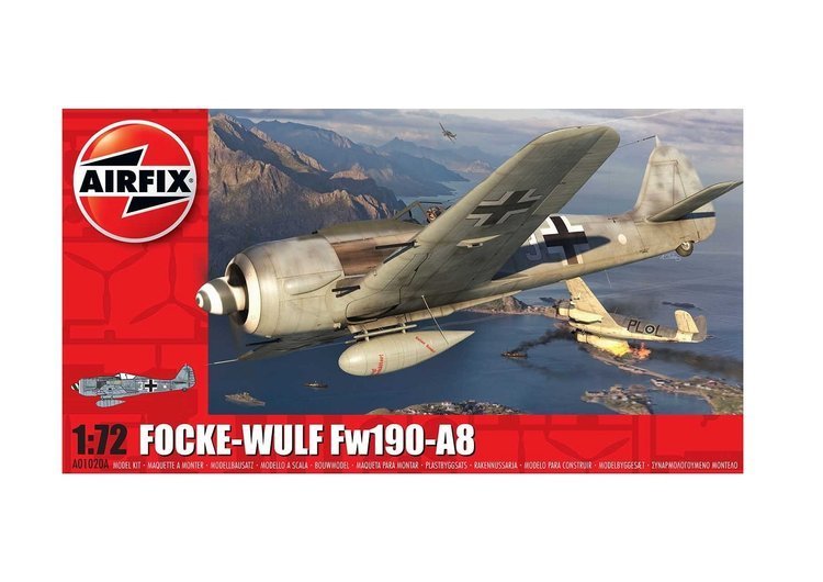 AirFix Model do sklejania Focke Wulf Fw190A 8