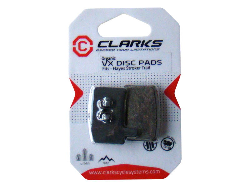 Clarks okładziny hamulcowe do Hayes Stroker Trail organicznych, vx842 °C VX842C