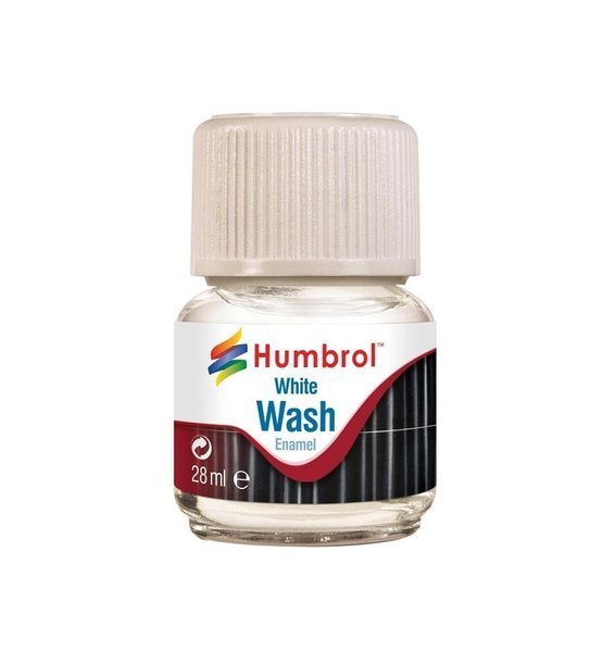 Humbrol Enamel Wash White / 28ml Humbrol AV0202