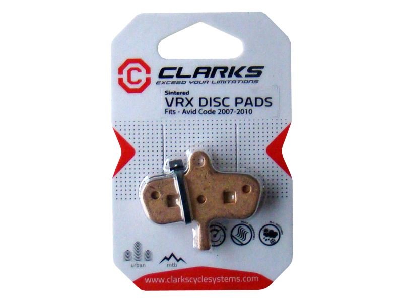 Clarks Okładziny hamulcowe VRX834 PRO Metaliczne Avid Code 5021646009115