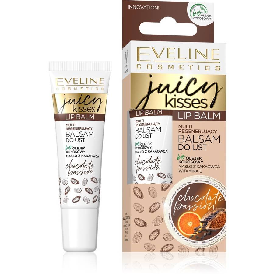 Eveline cosmetics Balsam do Ust Juicy Kisses Chocolate Passion EVEL-7401