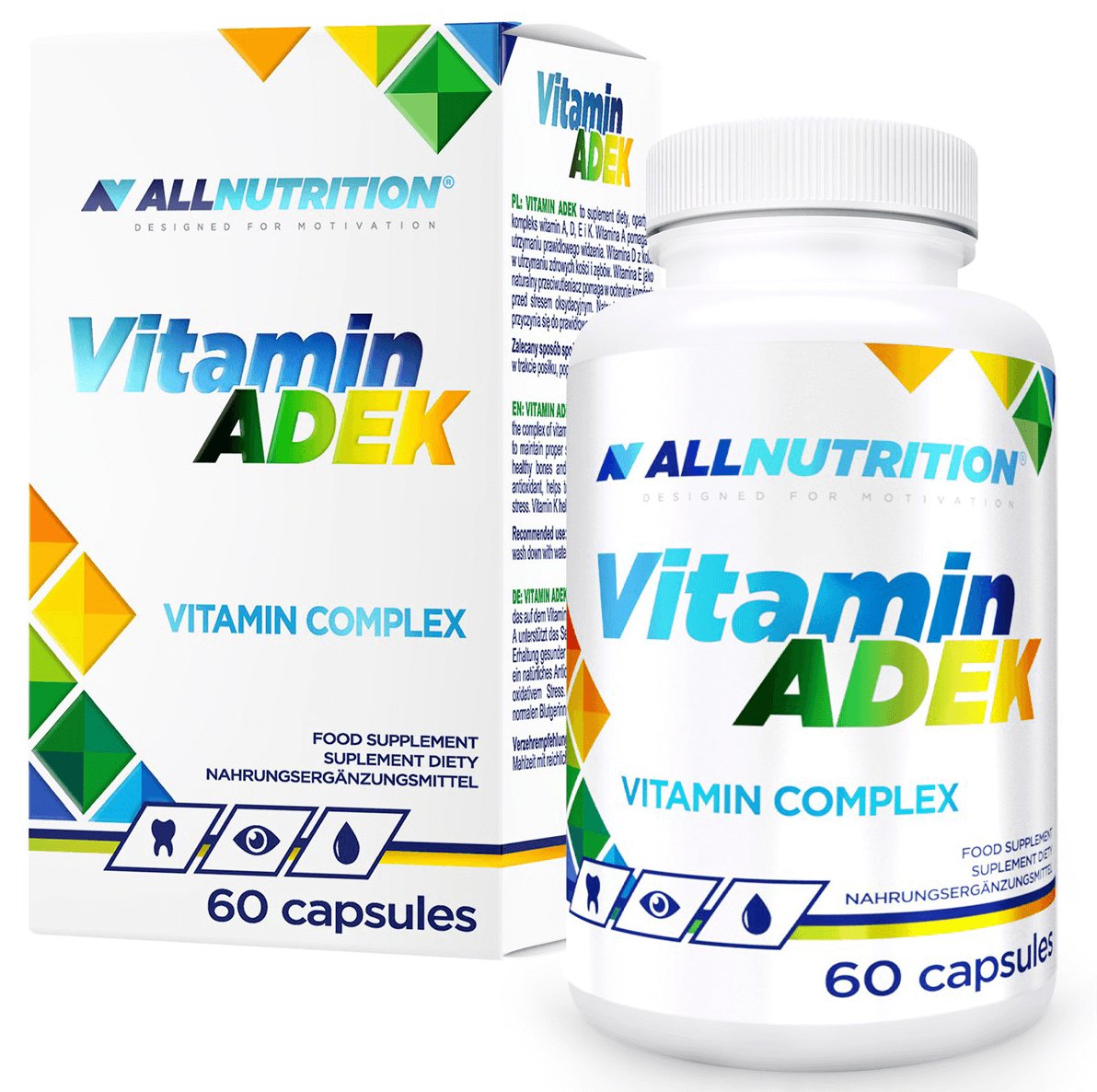 ALLNUTRITION Allnutrition ADEK 60 kapsułek