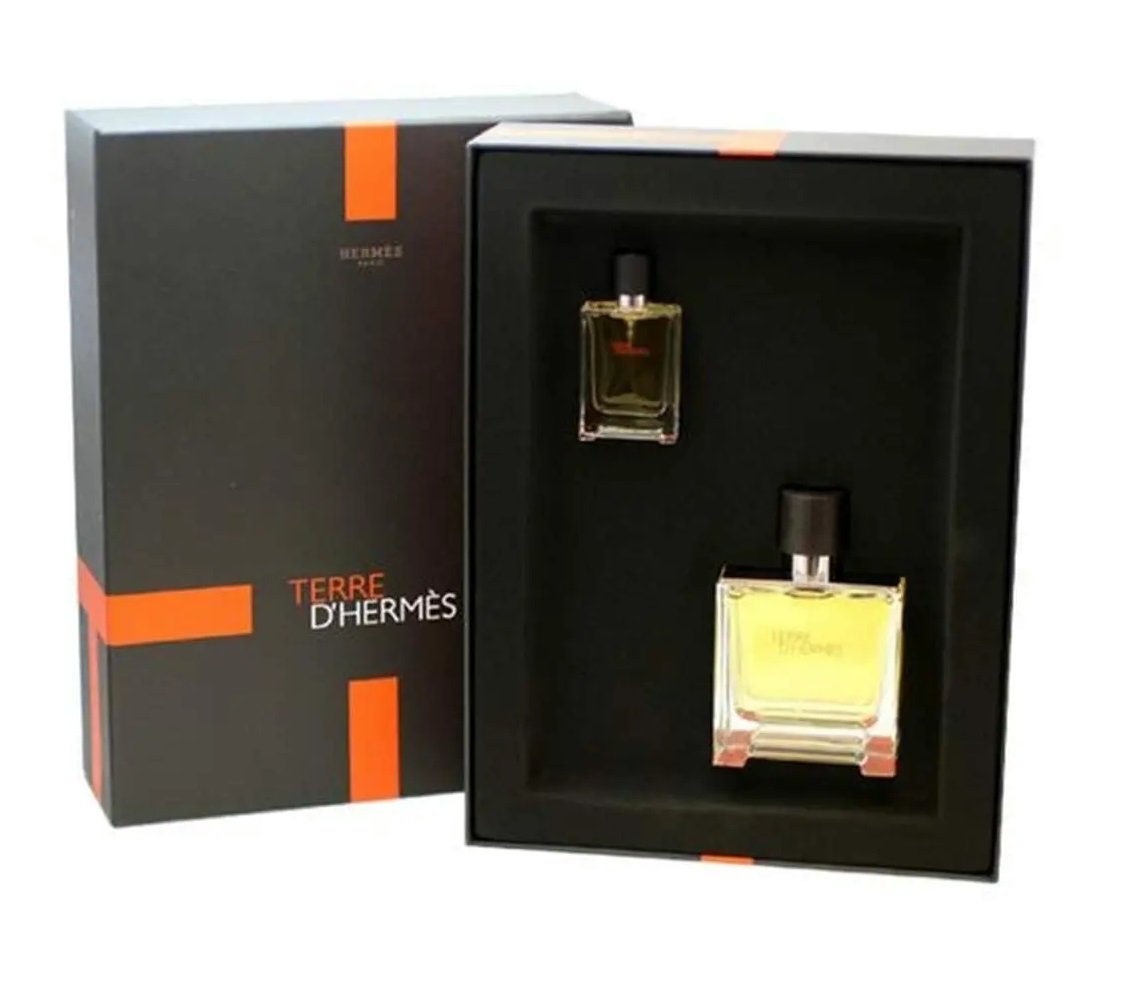Hermes Terre D´Herms zestaw Perfumy 75 ml + Perfumy 12,5 ml dla mężczyzn