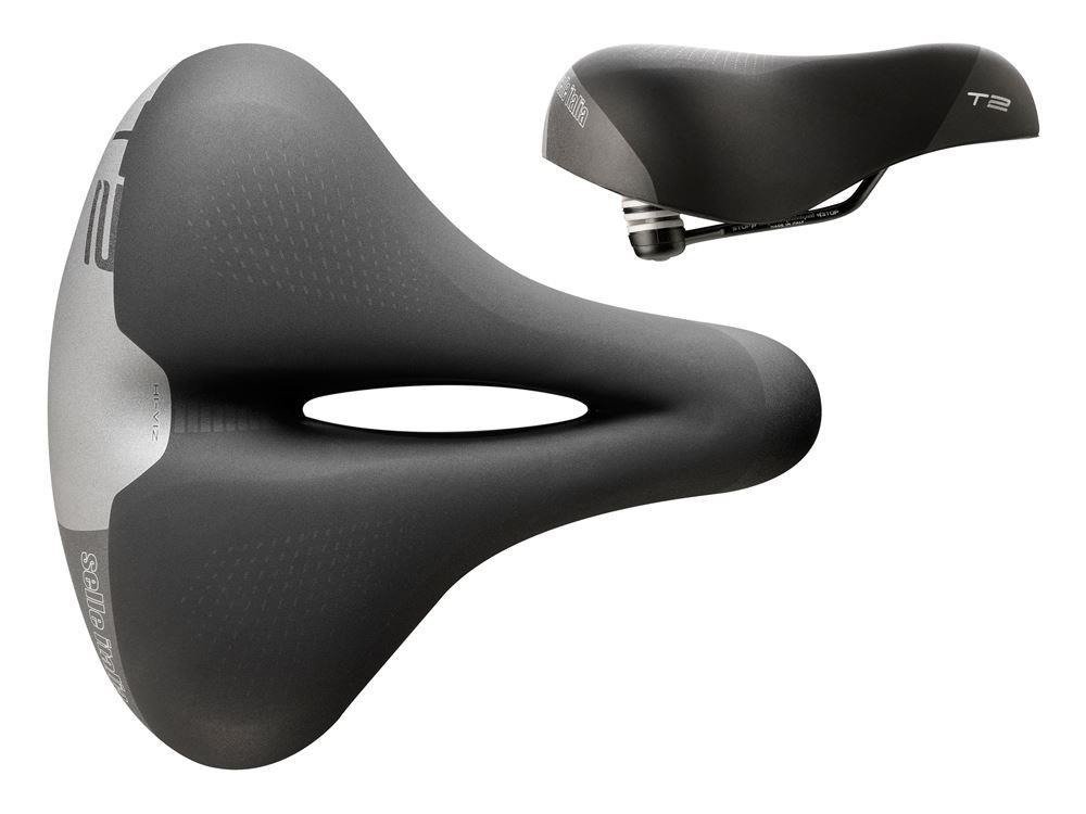 Selle Italia Italia Siodło ITALIA TOURING T 2 FLOW S id match L2 Fec Alloy 7x9 soft-tek czarne NEW 309596-uniw