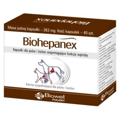 Biowet PUŁAWY Biohepanex 40 kapsułek po 0,3 g ( 5%)