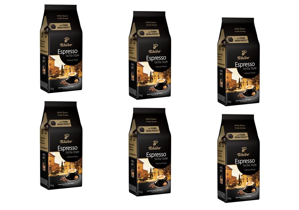 Tchibo, kawa ziarnista Espresso Sicilia, 6 x1 kg