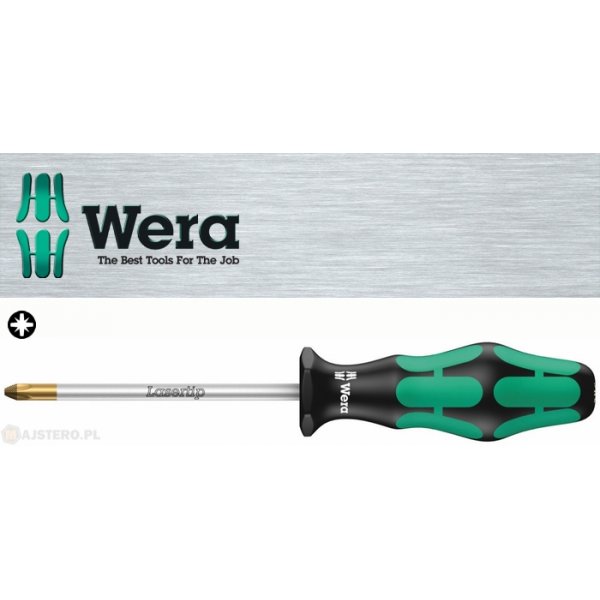 Wera wkrętak (śrubokręt) warsztatowy krzyżowy Pozidriv Lasertip Kraftform Plus 3 (5009305001)