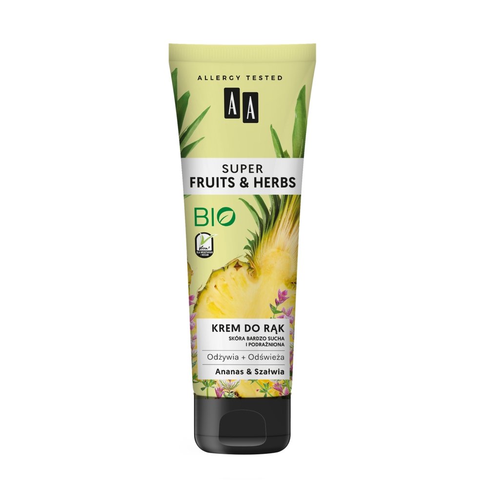 Oceanic FRUITS&HERBS Krem do rąk ananas i szałwia 100ml