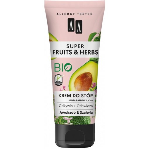 Oceanic FRUITS&HERBS Krem d/stóp awokado i szałwia 75ml