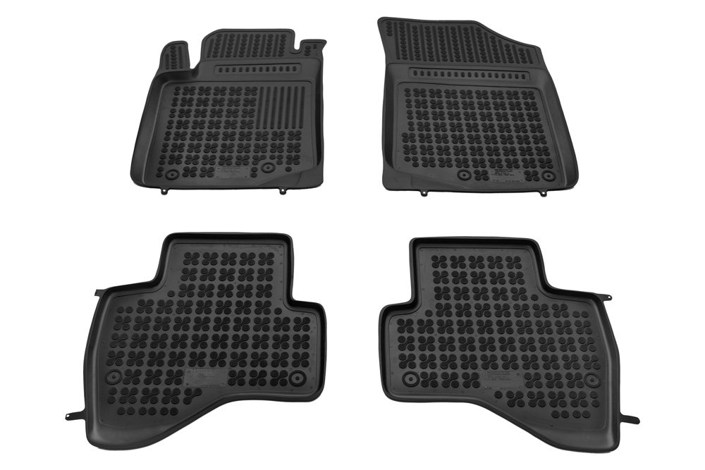 REZAW PLAST Dywaniki gumowe czarne PLAST 201429, 4 szt, Toyota Aygo od 2014 PLAST 201429