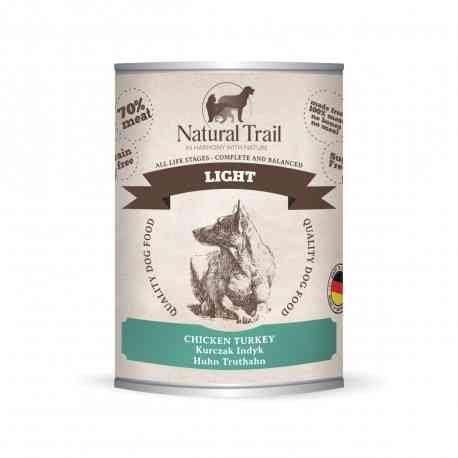 Natural Trail NATURAL TRAIL LIGHT 800g karma w puszce dla psów kurczak indyk